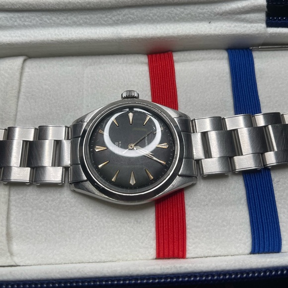 Tudor Oyster 7934 tropical dial with patina - 1962 - case by Rolex - Picture 6 of 10